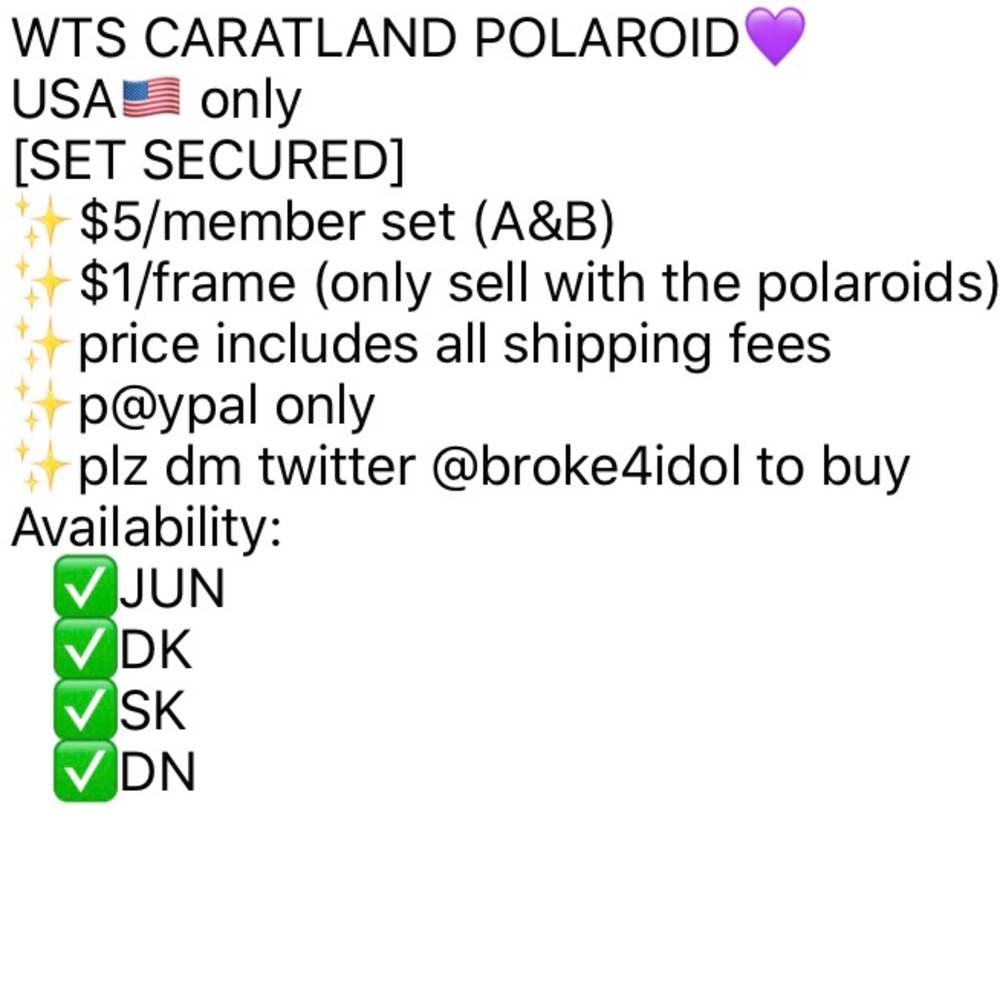 SEVENTEEN CARATLAND POLAROID read description - Picture 3 of 5